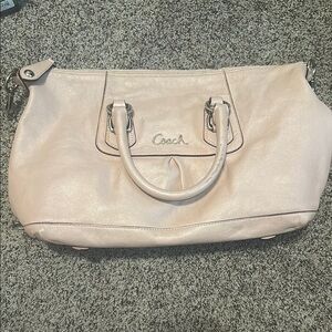 Coach Pink project Shoulder Bag with Metallic Accents